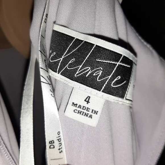 Size 4 Iris purple bridesmaid dress - Picture 4 of 5